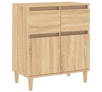 (sonoma oak) vidaXL Sideboard Cabinet Cupboard Highboard Home Organiser Engineered Wood