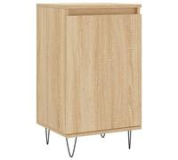 vidaXL Sonoma Oak Sideboard Engineered Wood - Modern and Compact with Ample Storage Space, Ideal for Living Room Organization