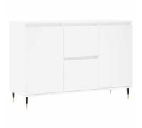 vidaXL Sideboard, Storage Cabinet for Bedroom Hallway Living Room, Cupboard with Storage, Side Cabinet Highboard, White Engineered Wood