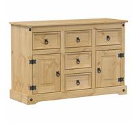 vidaXL Sideboard Storage Cupboard Cabinet Highboard Buffet Solid Wood Pine