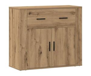 vidaXL Sideboard, Storage Cabinet for Living Room Home, Cupboard with Storage, Side Cabinet, Highboard, Artisian Oak Engineered Wood
