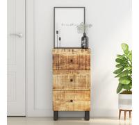 vidaXL Sideboard Storage Cabinet with 3 Drawers Cupboard Solid Wood Mango