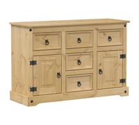 vidaXL Sideboard Storage Cupboard Cabinet Highboard Buffet Solid Wood Pine