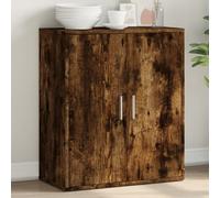 vidaXL Sideboard Storage Cupboard Cabinet Highboard Smoked Oak Engineered Wood
