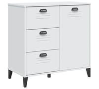vidaXL Sideboard Storage Cupboard Highboard Side Cabinet White Engineered Wood