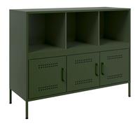 vidaXL Sideboard Storage Cupboard Side Cabinet Highboard Olive Green Steel