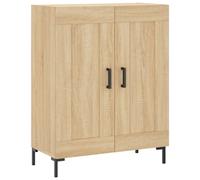 vidaXL 2 Door Sonoma Oak Sideboard - Size: 90 x 69.5 x 34cm - Brown - Wilko
