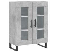 vidaXL Sideboard Storage Side Cabinet Cupboard Concrete Grey Engineered Wood