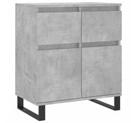 vidaXL Sideboard Storage Side Cabinet Cupboard Concrete Grey Engineered Wood