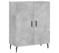 vidaXL Sideboard Storage Side Cabinet Cupboard Concrete Grey Engineered Wood