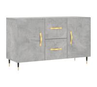 vidaXL Sideboard Storage Side Cabinet Cupboard Concrete Grey Engineered Wood