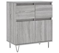 vidaXL Sideboard Storage Side Cabinet Cupboard Grey Sonoma Engineered Wood