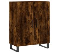 vidaXL Sideboard Smoked Oak 69.5x34x90 cm Engineered Wood - Brown, Brown