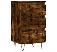 vidaXL Sideboard Storage Side Cabinet Cupboard Smoked Oak Engineered Wood