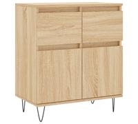 vidaXL Sideboard Storage Side Cabinet Cupboard Sonoma Oak Engineered Wood