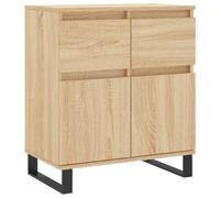 vidaXL Sideboard Storage Side Cabinet Cupboard Sonoma Oak Engineered Wood