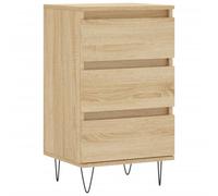 vidaXL Sideboard Storage Side Cabinet Cupboard Sonoma Oak Engineered Wood