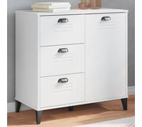 vidaXL Sideboard VIKEN White 80x40x80 cm Engineered Wood