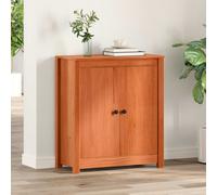vidaXL Sideboard Wax Brown 70 x 35 x 80 cm Solid Pine Wood