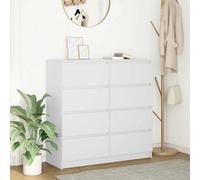 Vidaxl Sideboard White 100X35X99 Cm Engineered Wood
