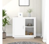 Sideboard Storage Cupboard Cabinet Buffet Highboard with 1 Door & 4 Compartments