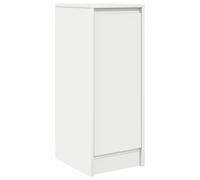 vidaXL Sideboard White 29.5x34x76 cm Engineered Wood storage cabinet