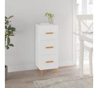 Vidaxl Sideboard White 34.5X34X90 Cm Engineered Wood