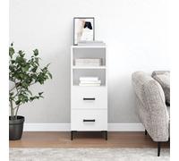 vidaXL Sideboard White 34.5x34x90 cm Engineered Wood