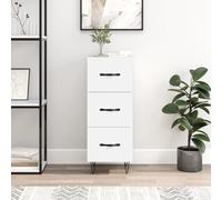 vidaXL Sideboard Storage Cabinet Cupboard Side Cabinet White Engineered Wood