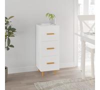 vidaXL Sideboard White 34.5x34x90 cm Engineered Wood