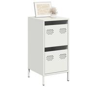 vidaXL Sideboard White 35x39x73.5 cm Cold-rolled Steel storage cabinet