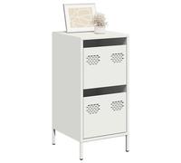 vidaXL Sideboard White 35x39x73.5 cm Cold-rolled Steel storage cabinet