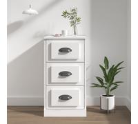 vidaXL Sideboard White 36x35.5x67.5 cm Engineered Wood