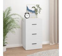 vidaXL Sideboard White 40x33x70 cm Engineered Wood UK
