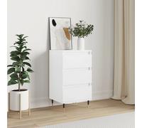 vidaXL Sideboard Storage Cabinet Cupboard Side Cabinet White Engineered Wood