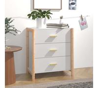 Sideboard White 62x38x70 cm Engineered Wood
