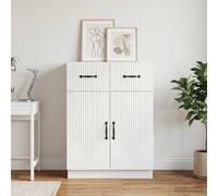 VidaXL Sideboard White 66 X 34.5 X 87 Cm Engineered Wood
