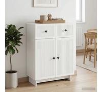 VidaXL Sideboard White 66 X 34.5 X 90 Cm Engineered Wood