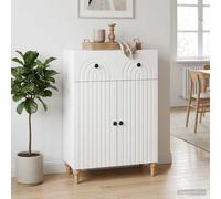 VidaXL Sideboard White 66 X 34.5 X 90 Cm Engineered Wood