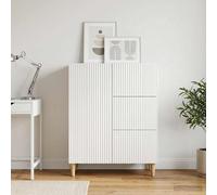 VidaXL Sideboard White 66 X 34.5 X 90 Cm Engineered Wood