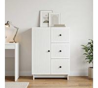 VidaXL Sideboard White 66 X 34.5 X 90 Cm Engineered Wood