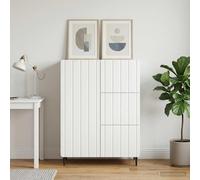 VidaXL Sideboard White 66 X 34.5 X 91.5 Cm Engineered Wood