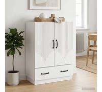 VidaXL Sideboard White 66 X 34.5 X 92 Cm Engineered Wood