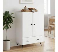 VidaXL Sideboard White 66 X 34.5 X 95 Cm Engineered Wood