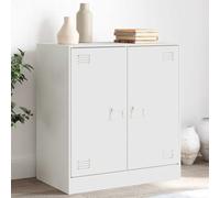 vidaXL Sideboard White 67x39x73 cm Steel