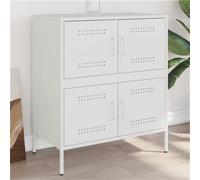 vidaXL Sideboard White 68x39x79 cm Steel