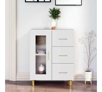 vidaXL Sideboard White 69,5x34x90 cm Engineered Wood