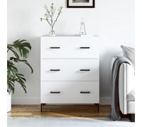 Sideboard White 69.5x34x90 cm Engineered Wood