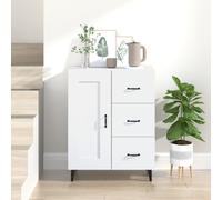 Vidaxl Sideboard White 69.5X34X90 Cm Engineered Wood