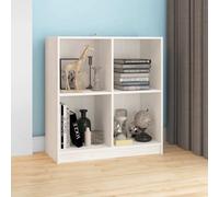vidaXL Sideboard White 70x33x76 cm Solid Pinewood UK